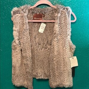 525 America Rabbit Fur Vest